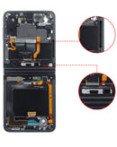 Reparación de pantalla OLED con marco para Galaxy Z Flip 3 en Xela Quetzaltenango.