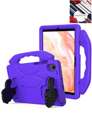 Protege la tablet Galaxy Tab A9 Plus con esta funda morada con soporte de mano diseñada para niños en Xela Quetzaltenango.