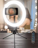 Ilumina tus selfies con la luz anillo para selfie Bytech con trípode en Xela Quetzaltenango.