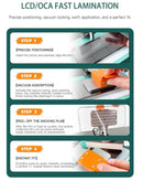 Herramienta posicionadora TBK 763 OCA LCD SlowBack para reparar pantallas, con garantía.