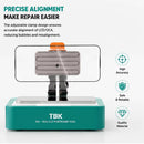 Herramienta posicionadora TBK 763 OCA LCD SlowBack para reparar pantallas, con garantía.