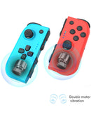 Controlador Dobe Joy de dos piezas, inalámbrico, color negro, para videojuegos.