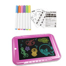 Tabla de trazado infantil SlowBack de 9 pulgadas, rosa, para dibujo y aprendizaje temprano.