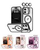 Protege tu iPhone 11 con esta funda de silicona transparente que incluye un soporte para la cámara, disponible en Xela Quetzaltenango.