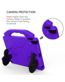 Protector infantil color MORADO con soporte de mano para iPad 5 (2017) / iPad 6 (2018) / Air 1 / Air 2 / Pro 9.7 en Quetzaltenango.
