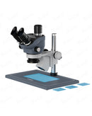 Encuentra el microscopio estéreo trinocular Kaisi TX-350S 7X-50X con placa base en Quetzaltenango.
