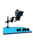 Microscopio estereoscopio trinocular Kaisi TX-350S Plus 7X-50X ideal para laboratorios en Quetzaltenango.