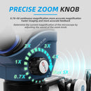 Microscopio estereoscopio trinocular Kaisi TX-350S Plus 7X-50X ideal para laboratorios en Quetzaltenango.