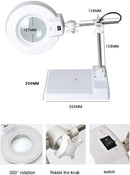 Lampara magnificadora con LED y brazo ajustable ideal para escritorio en Quetzaltenango.