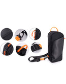 Bolsa de almacenamiento Dobe negra para consolas Switch, ROG Ally, PSP, Legion Go y Steam Deck.