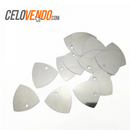 Lote de 10 puas de guitarra ultra delgadas. 0.3MM de espesor.
