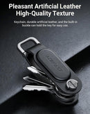 Buscador de llaves Bluetooth inteligente SlowBack, con organizador integrado, color negro y diseño compacto.