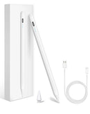Lápiz stylus activo universal SlowBack blanco para iPad (desde 2018), con punta fina y clip.