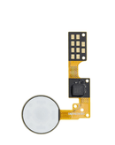 Sensor de huella dactilar negro con cable flex para LG V20. Componente de reparación para celular.