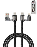 Cable de datos fast charging con llavero en color negro de la marca Ven-Dens en Xela Quetzaltenango.