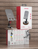 Soporte celular para coche ajustable VEN-DENS VD-HD053, con base de ventosa, brazo extensible y pinza giratoria para diversos teléfonos.