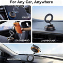 Soporte magnético para teléfono de auto VEN-DENS VD-HD068 con base de succión al vacío, ideal para componentes auto.