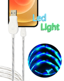 Cable USB A-L Non-MFI con LED de carga rápida, disponible en Xela Quetzaltenango.