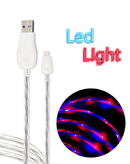 Cable de carga USB A-C de 3ft con LED iluminado en Quetzaltenango.