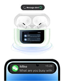 Encuentra auriculares Bluetooth wireless ANC/ENC A9 Pro (Green) Metallic Paint en Xela Quetzaltenango con pantalla táctil y estuche de carga inteligente en nuestro taller autorizado.