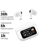 Encuentra los auriculares Bluetooth Wireless ANC / ENC A9 Pro (Plateado) Metallic Paint con pantalla táctil en la tienda de garantía de productos en Xela Quetzaltenango.