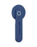 Soporte magnético azul de aleación de aluminio para teléfono, ideal para coche o escritorio.