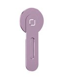 Soporte magnético rosa de aleación de aluminio para teléfono, ideal para coche o escritorio.