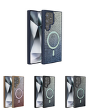 Tapa trasera con carga inalámbrica Bling Diamond Crystal para Galaxy S25 Ultra en Quetzaltenango.