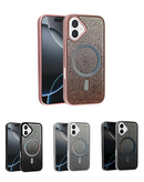 Encuentra la Funda bling de cristal diamante con carga inalámbrica para iPhone 16 en Xela Quetzaltenango.