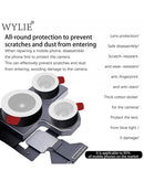 Pegatina protectora de esponja 3D Wylie para cámaras frontal y trasera, color negro, ideal para protección de lentes.