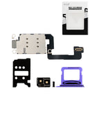 Kit de conversión eSIM a Dual SIM para iPhone 16/16 Plus US con integración MEP y SIMHUB IC sin soldadura.
