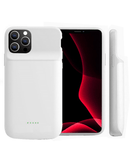 Protege tu iPhone 13 Mini con una funda protectora de carga de 5000mAh en color blanco en Quetzaltenango.