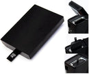 Disco duro interno negro de 500GB para Xbox 360 E y Slim, esencial para reparación y almacenamiento de juegos.
