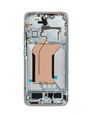 Pantalla OLED BajoPPLCD verde jade para Xiaomi 14, con marco, lista para reparación.