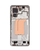 Pantalla OLED Xiaomi 14 Pro plateada con marco, calidad premium para reparación.