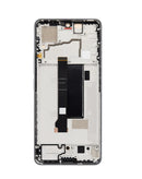 Pantalla OLED blanca con marco para Xiaomi Poco X6, ideal para reparación, calidad premium BajoPPLCD.