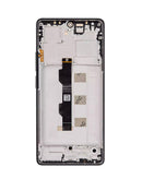 Pantalla LCD con marco Redmi Note 13 Pro 4G / Poco M6 Pro 4G, color negro medianoche, para reparación de celular.