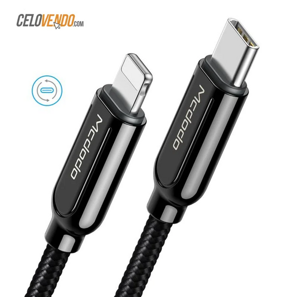 Cable Lightning - Tipo C Marca Mcdodo | Carga Rapida | 1.2 Metros de Largo