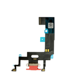 Reparación de puerto de carga con cable flex para iPhone XR color coral en Quetzaltenango.