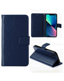 Protege tu iPhone XR con estilo en Xela Quetzaltenango con esta funda de cuero azul con ranura para tarjetas.