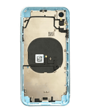 Tapa trasera con componentes preinstalados para iPhone XR en Quetzaltenango. ¡Visítanos en Xela para reparaciones y productos de alta calidad!