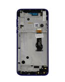 Pantalla LCD azul con marco para Motorola Moto G Stylus XT2043, repuesto premium.