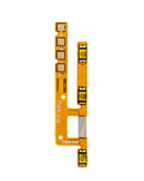 Cable flex de repuesto para botones de encendido y volumen Motorola Moto G8 (XT2045-1), listo para reparación.