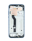 Pantalla LCD de repuesto Motorola Moto E XT2052 azul medianoche con marco, ideal para reparación BajoPPLCD.
