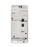 Pantalla con marco Motorola One 5G Ace (XT2113-1 / 2) (SILVER) ideal para reparaciones en Quetzaltenango.