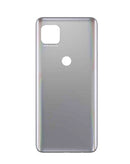 Tapa trasera Motorola One 5G Ace color plateado mate sin logo disponible en Quetzaltenango.