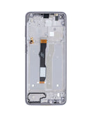 Pantalla con marco para Motorola Moto G Power en Xela Quetzaltenango, color gris.