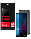 Vidrio templado privacidad 2.5D para Motorola Moto G Play (2023), protector de pantalla con filtro de privacidad.