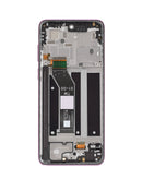 Pantalla LCD rosa con marco para Motorola Moto G Stylus 4G (2023), repuesto para reparación.