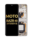 Pantalla con marco para Motorola Moto Razr 40 (XT2323-3 / 2023) en Quetzaltenango, Xela.